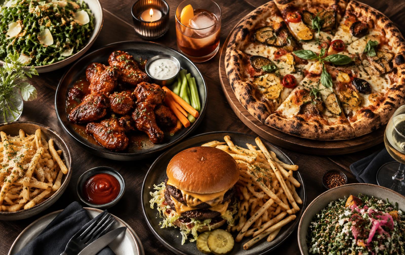 A feast shared at BELAIR Food Market